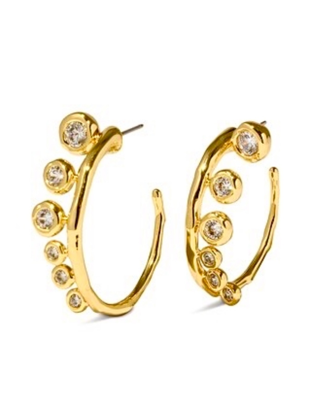 Alexis Bittar Asterales Modernist Hoop Earrings